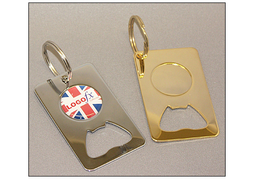 Metal Bottle Opener Key Fobs - Gold - Key Rings Metal Bottle Opener Key Fobs - Gold - Key Rings